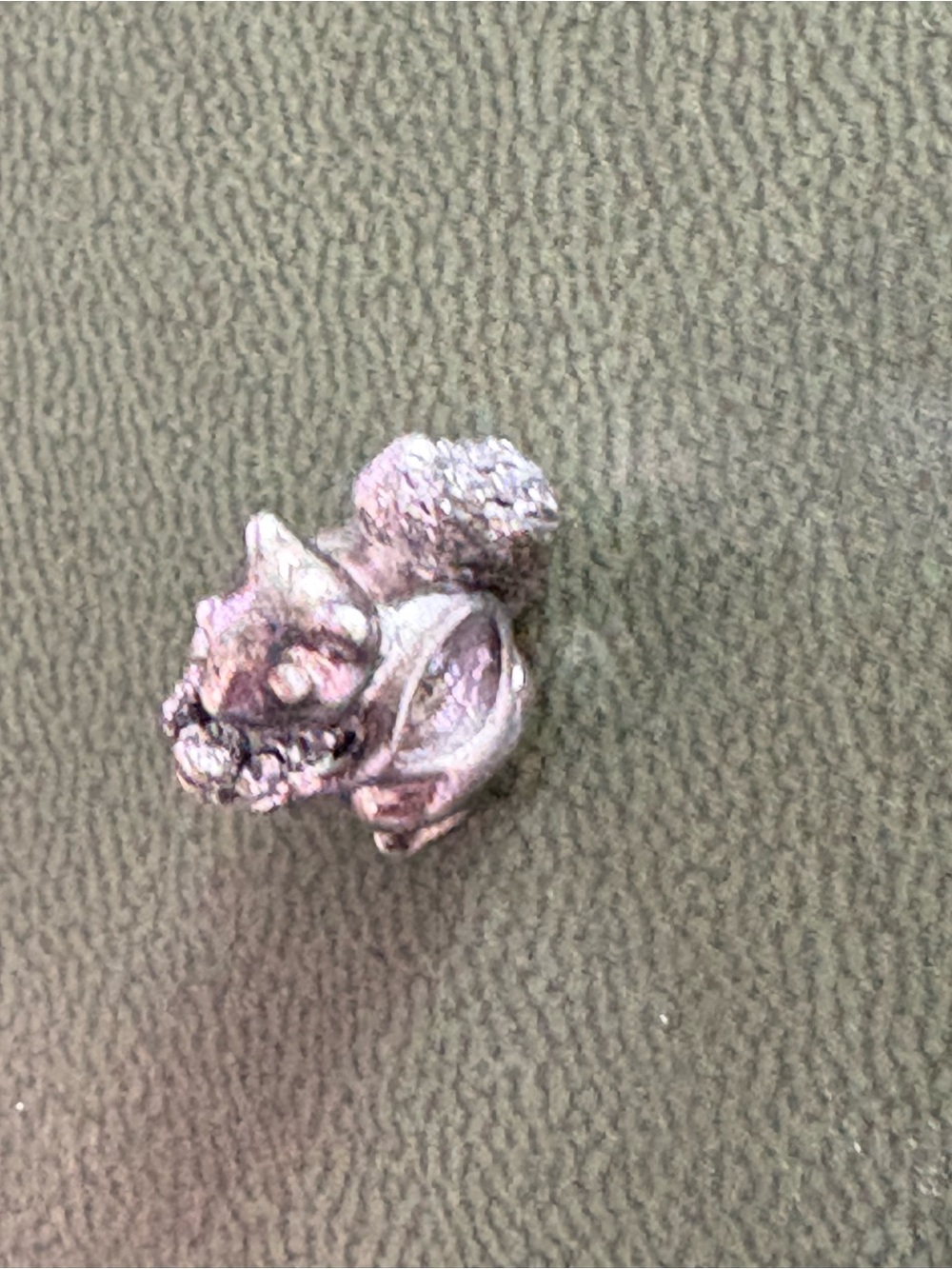 Authentic Retired PANDORA Sterling Silver Cute Squirrel Charm Bead - Picture 2 of 9